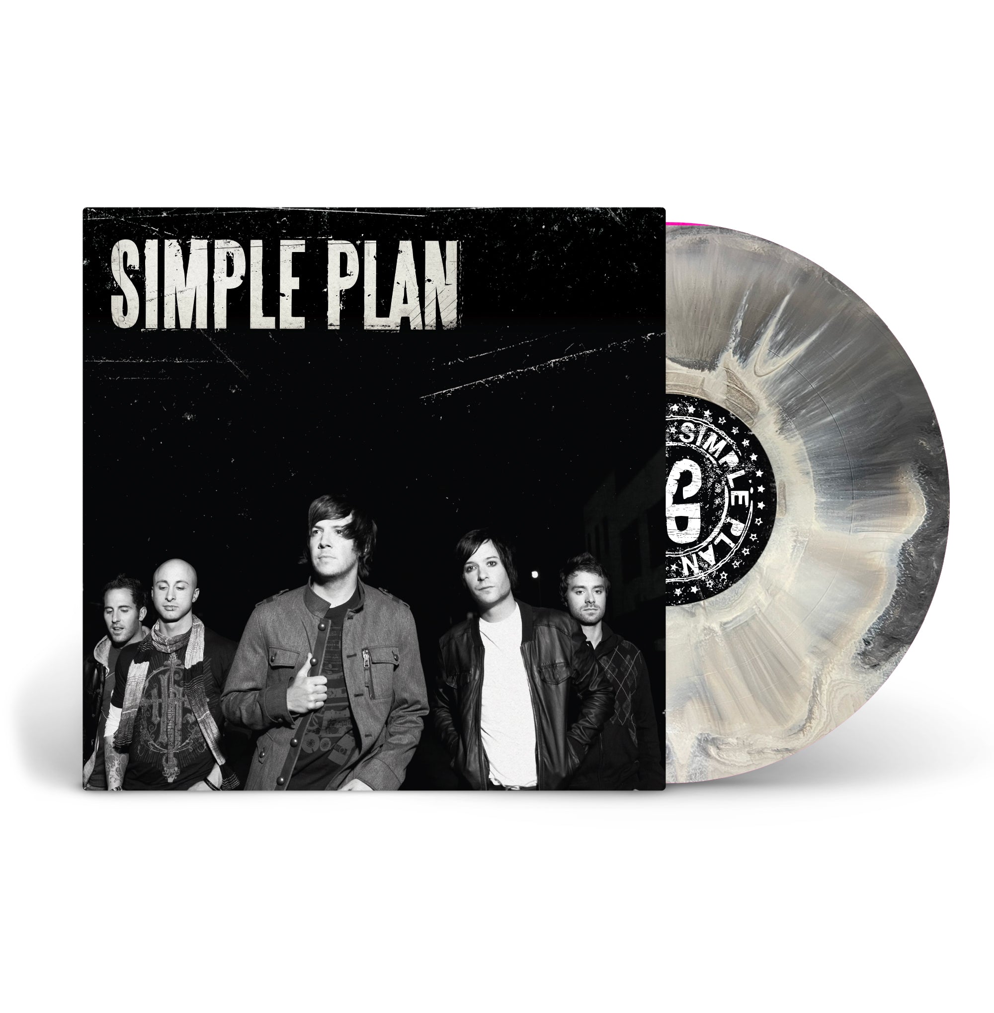 Simple Plan éponyme en Vinyle Noir et Blanc Starburst