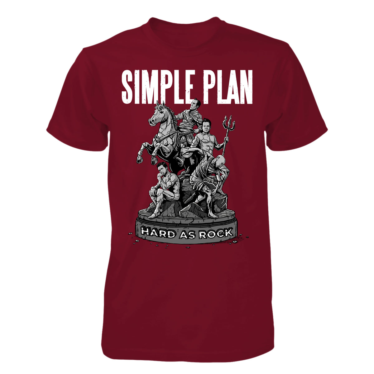 Hard As Rock T-Shirt | Simple Plan Band Apparel & Merchandise – Simple ...