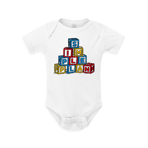 BLOCK LETTERS ONESIE